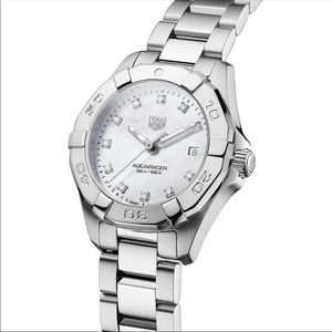 Tag Heuer Aquaracer Watch With Dimonds